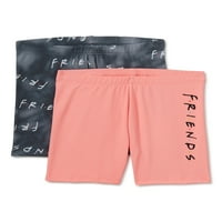 Kratke hlače za djevojčice, 2 pakiranja, veličine 4-18