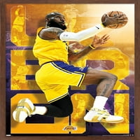 Los Angeles Lakers - plakat LeBron James Wall, 22.375 34 uokviren
