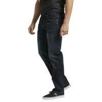 Silver Jeans Co. Muški Allan Slim FIT traperice s ravnim nogama, veličine struka 30-42
