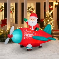Vrijeme za odmor, Djed Mraz u vintage božićnom avionu