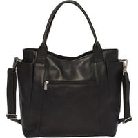 Piel Leather Women's Street Tote Bag Choclate