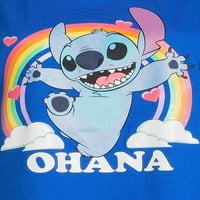 Disney Juniors 'Ohana Stitch Pride grafički tenk za ispis