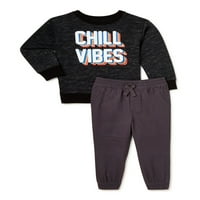Ganimals Baby and Toddler Boy s dugim rukavima Mi i Match Kid Outfit Set, 8 komada, veličine 12m-5T