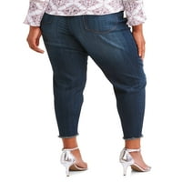 Terra & Sky Women's Plus Pocket Skinny Jean