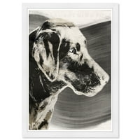 Otisci Wynwood Studio by Walk Animals Psi i štenad Zidno umjetničko platno print sivi 13x19