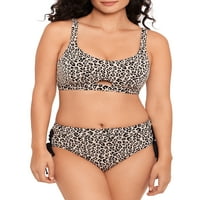 Ženski Leopard žakard kupaći kostim-bikini od leoparda
