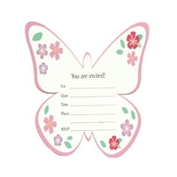 Vrt leptira, pozivnice, papir, e-mail