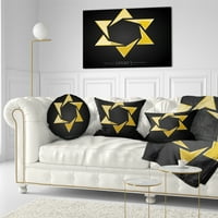 Dizajnerska luksuzna zlatna zvijezda-apstraktni jastuk za bacanje - 12.20