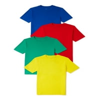 Wonder Nation Boys majica s kratkim rukavima, 4-pack, veličine 4- & Husky