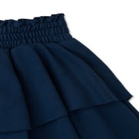 Wonder Nation Girls Pletena suknja, 2-pack, veličine 4- & Plus