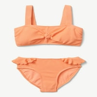 Justice Girls Beach tekstura bikini kupaći kostim, veličine 5-18