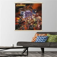 Marvel Cinematic Universe - Osvetnici - Infinity War - Universe Wall Poster s drvenim magnetskim okvirom, 22.375