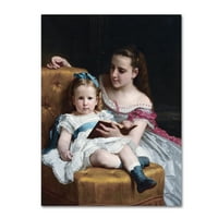 Portret Eva i Frances Johnston 'platnena umjetnost od strane Botticelli