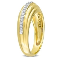 14-karatni dijamantni prsten od žutog zlata od 14 karata