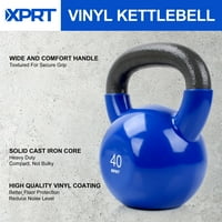 Fitness vinil kettlebell lb