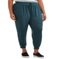 Terra & Sky Women's Plus Veličina pletenih jogger hlača